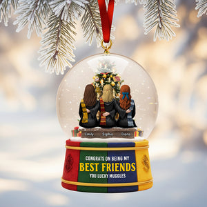 Magical Friendship Christmas Ornament - Personalized Gifts For Friends 01toqn091025