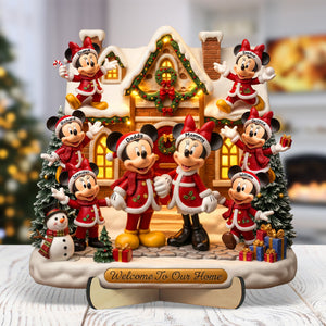 Family Christmas Wood Sign - Personalized Gifts For Family 01pgqn291025