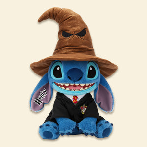 Blue Alien in Brown Hat Custom Shaped Pillow – Personalized Gifts 05humg111125