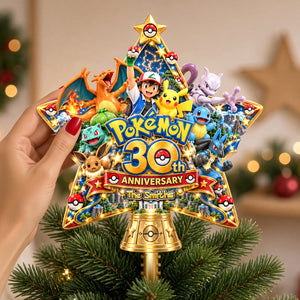 30th Anniversary Creature Family Tree Topper - Personalized Christmas Gifts 02ohdh180926