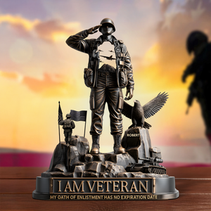 Military Veterans Acrylic Plaque - Personalized Gifts For Veterans 06TGPU040625