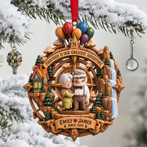 Forever Love Acrylic Ornament - Personalized Christmas Gifts For Couples 02halu180926
