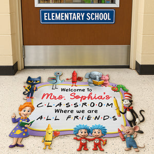 Welcome Classroom Doormat - Personalized Gifts For Teacher 02naqn250725