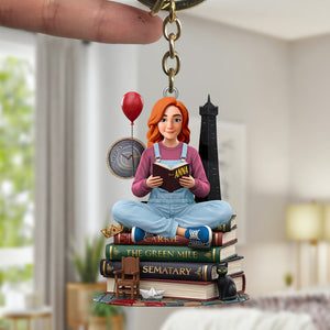 Reading Keychain - Personalized Gifts For Book Lovers 01hutn200126