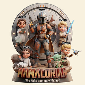 Space Warrior Mom Acrylic Plaque Personalized Gifts For Mom 02PADT050326