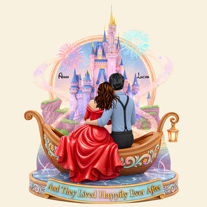 Happily Ever After Acrylic Light Box - Personalized Gifts For Couple 03hutn131225