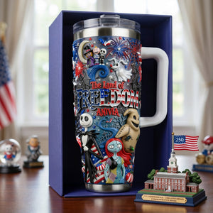 The Land Of Freedom Tumbler - Personalized Gifts For Patriots 01palu060626