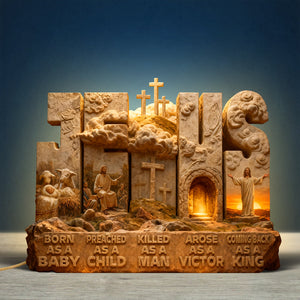 Praise The Lord Jesus Christ Light Box - Easter Gifts For Christians 07qhqn290126