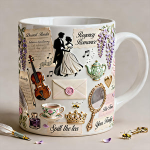 Regency Romance Mug - Personalized Gifts 02NADT300126