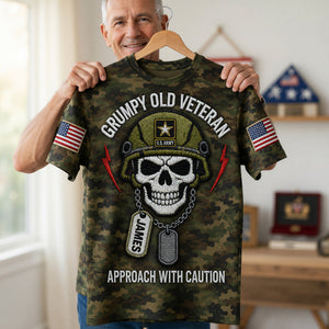 Grumpy Old Veteran Shirt - Personalized Gifts For Veterans 03naqn290526