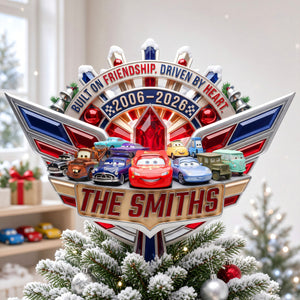 Racemas Acrylic Christmas Tree Topper - Personalized Gifts For Family 08haqn011026