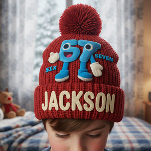 Funny Bobble Beanie Hat - Personalized Gifts For Christmas 01nalu191125