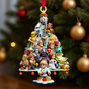 Cosmic Troop Christmas Tree Ornament, Personalized Gifts For Movie Fans 01qhdt071025