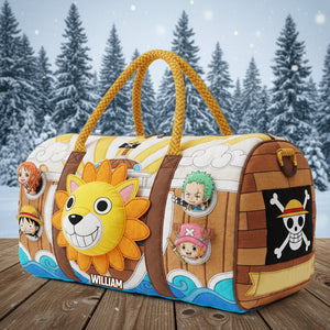 Personalized Christmas Gifts For Cartoon Lovers Quilted Duffle Bag 02natn031025