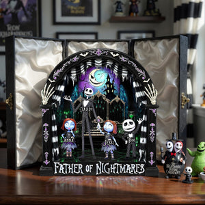 Spooky Dad And Kids Acrylic Plaque - Personalized Gifts For Dads 02tylu130526