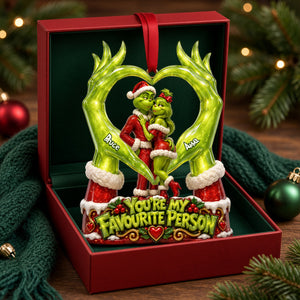 Favorite Mischief Couple Ornament - Personalized Christmas Gifts 04palu240926