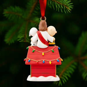 In Jesus Christ Arms Acrylic Ornament - Personalized Gifts For Christians 04QHLU211025