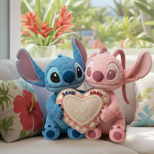 Lovely Couple Custom Shaped Pillow - Personalized Gifts For Couples 02TOLU081125