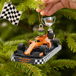 Personalized Gifts For Racing Car Lovers Christmas Ornament 03natn150925