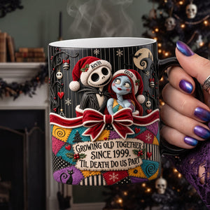 Christmas Gothic Couple Magic Ceramic Coffee Mug - Personalized Gifts 01pata180926
