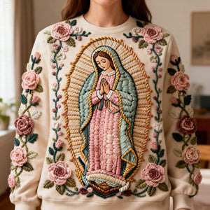 Virgin Mary 3D Sweatshirt – Personalized Gifts For Christian 04naqn221225
