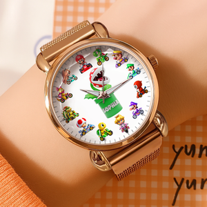 Racing Game Mesh Strap Quartz Watch Personalized Gifts For Fans 04TGPU180725