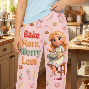 Baking Girl Pajama Pants - Personalized Gifts For Baking Lovers 03pgqn260126
