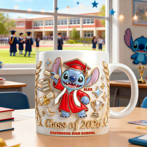 Lovely Alien Celebrate Graduation Coffee Mug - Personalized Gifts For Graduates 03nadt210426