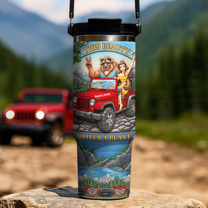 Monster & Princess Off-road Couple Tumbler - Personalized Gifts For Off-road Girl 01qhqn190625