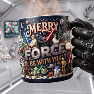 Warriors Merry Christmas Magic Mug - Personalized Christmas Gifts 05pata140926