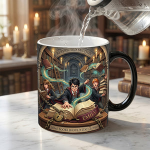 Enchanted Library Magic Coffee Mug - Personalized Gifts For Fantasy Lovers 05HADT270726
