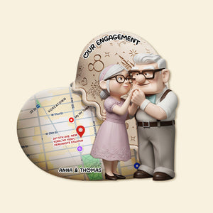 Old Couple Plaque - Personalized Gifts For Couple 01ohmg170725 - Shaped Plaques - GoDuckee