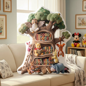 Good Books Make Good Friends Pillow - Gift For Friends 06PALU101225