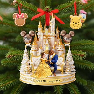 Timeless Tale Couple Ornament - Personalized Christmas Gifts For Couple 06OHLU180825