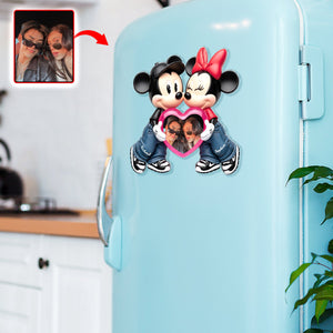 Romantic Couple Fridge Magnet - Custom Photo Gifts For Couples 05PGQN241125
