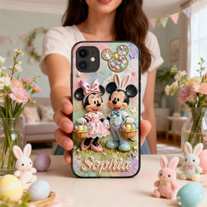 Cute Easter Day Phone Case - Personalized Gifts For Couple 02PGTN120226