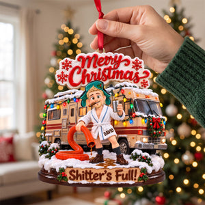 Christmas Vacation Acrylic Ornament - Personalized Gifts For Christmas 01natn151026