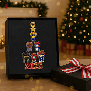 Personalized Gifts For Christmas, Family Hand Acrylic Ornament 01ohta141025
