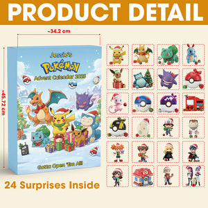 Cute Advent Calendar Custom Acrylic Blind Box, Personalized Gifts For Christmas 06hyta051125