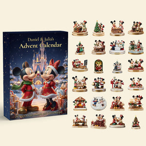 Couple Christmas Activities Advent Calendar Custom Acrylic Blindbox - Personalized Gift For Christmas 04pgta221025