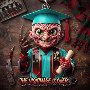 Horror Villain Graduate Keychain - Personalized Gifts For Graduation Keychain 03HUDT150526