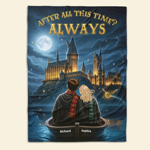 Fantasy Lovers Blanket - Personalized Gifts For Couple 04huqn241025