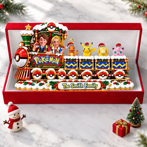 Family Lovely Train Adventure Acrylic Ornament - Personalized Christmas Gifts For Family 02ohqn280926