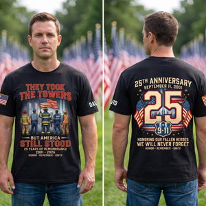 25 Years Of Remembrance Shirt - Personalized Memorial Gifts 07TYQN300726