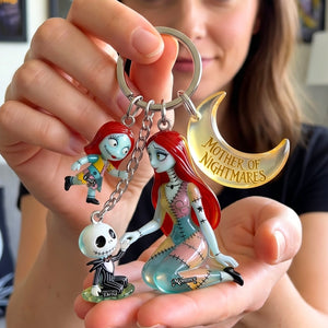 Moonlight Mom & Kids Keychain With Charms - Personalized Gifts For Mother's Day 03tgqn140426