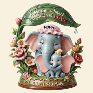Mother’s Garden Of Love Acrylic Plaque - Personalized Gifts For Mom 04padt310126