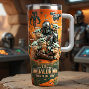 The Best Warrior Dad And Kids Tumbler - Personalized Gifts For Dads 03tylu010526