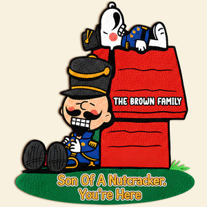 Festive Welcome Doormat Personalized Gifts 05HUTN121125