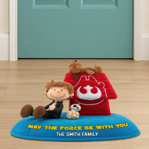 Joyful Welcome Shaped Doormat - Personalized Gift For Family 09HULU111125