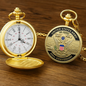 Anniversary Pocket Watch - Personalized Gifts For Soldier 04naqn020725